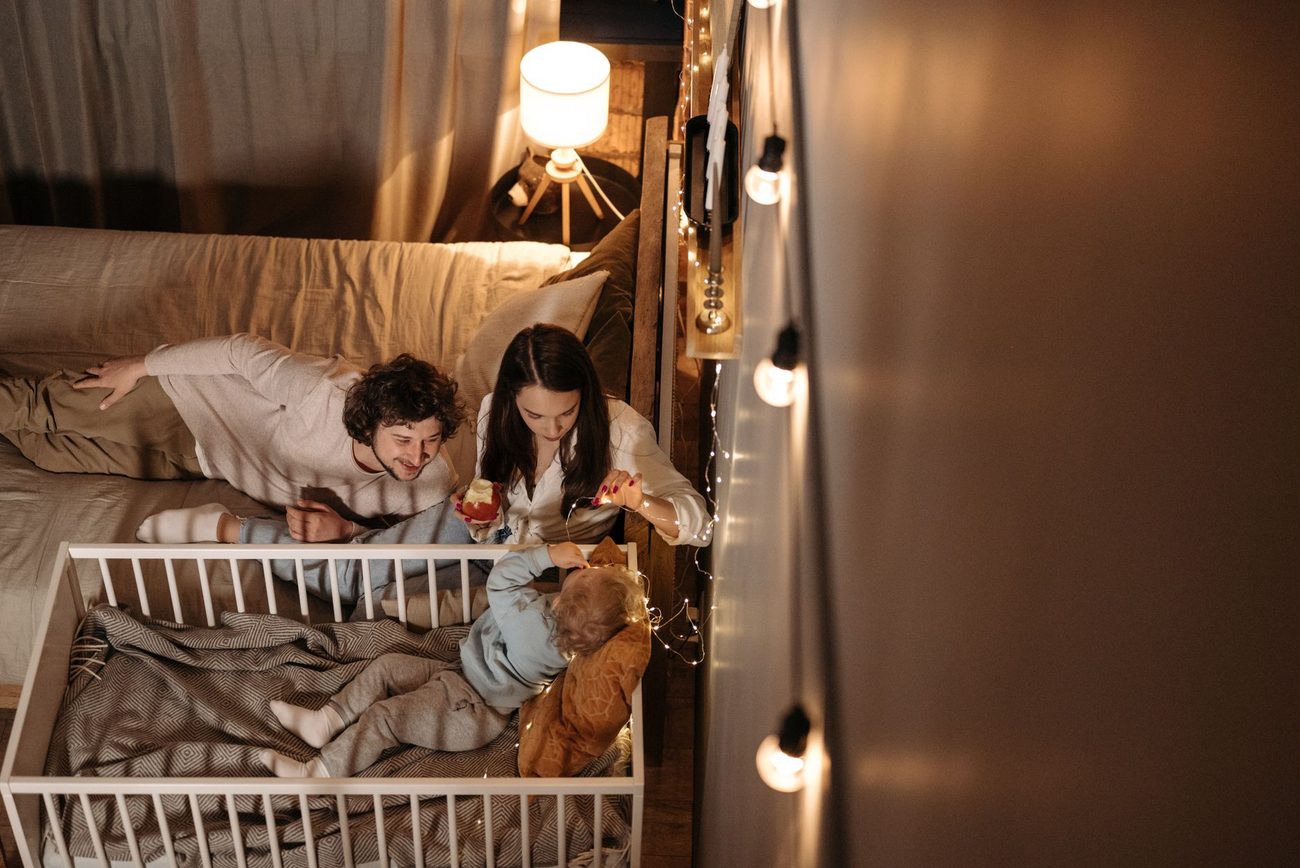 Our Tiny Duplex Nursery Tour: Two Cribs, One Room